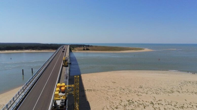 Réparation des épaufrures - Pont de Noirmoutiers (Vendée 85)