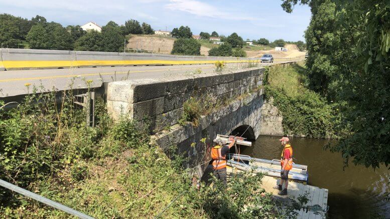 Forages pour enserrement - Pont du Gaudron - Maché (85)